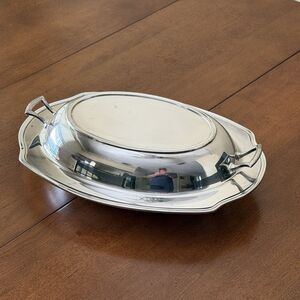Forbes Putnam 1920s-30s Art Deco Silverplate Covered Serving Dish